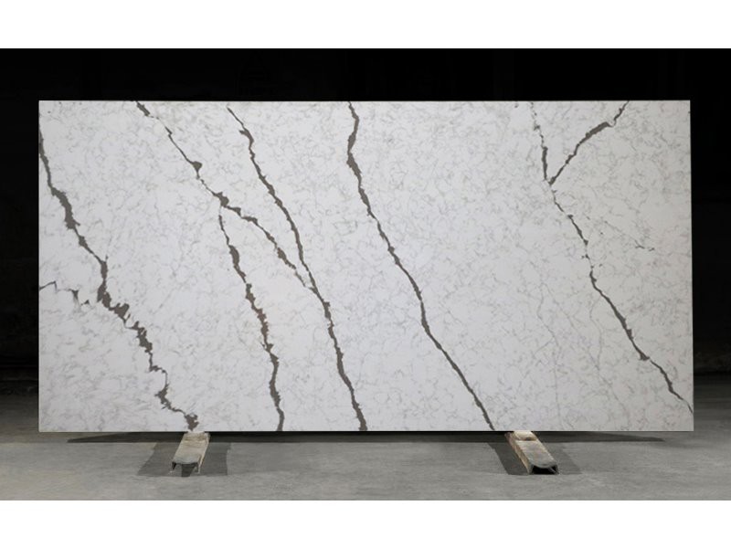 Calacatta marmor utseende kvarts benkeplater