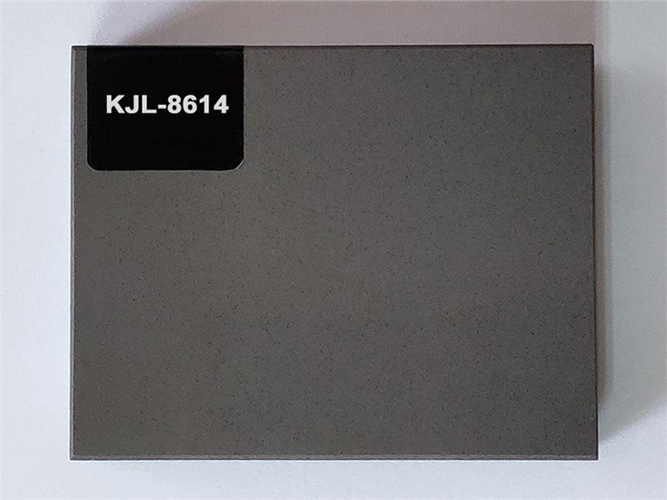 Pure Dark Grey Quartz Stone Slab (2)